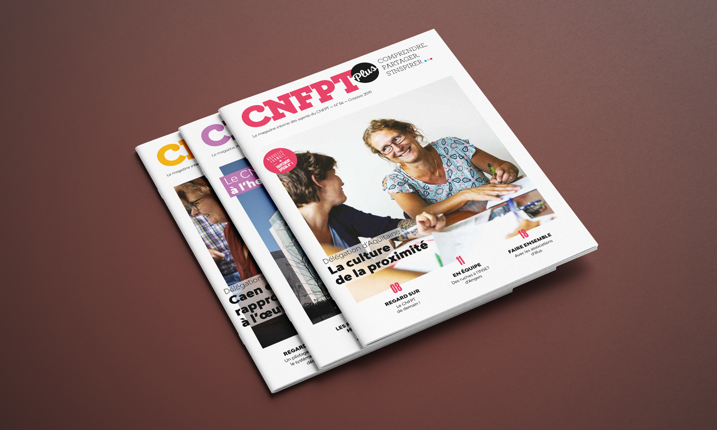 Couverture du magazine interne du CNFPT